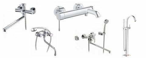 Какой выбрать смеситель для ванной